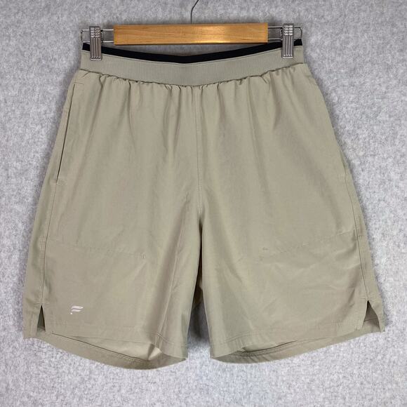 Fabletics Shorts Mens S Beige The Fundamental Short 7" Athletic Running - Picture 1 of 7